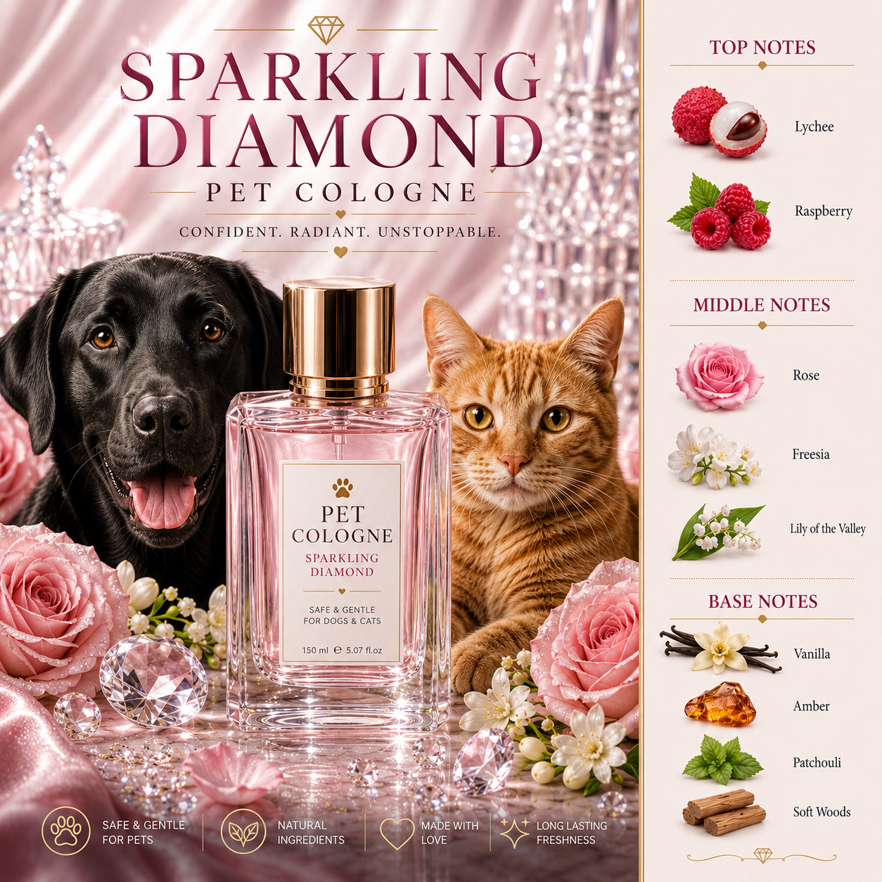 2 x Pick N Mix Pet Cologne